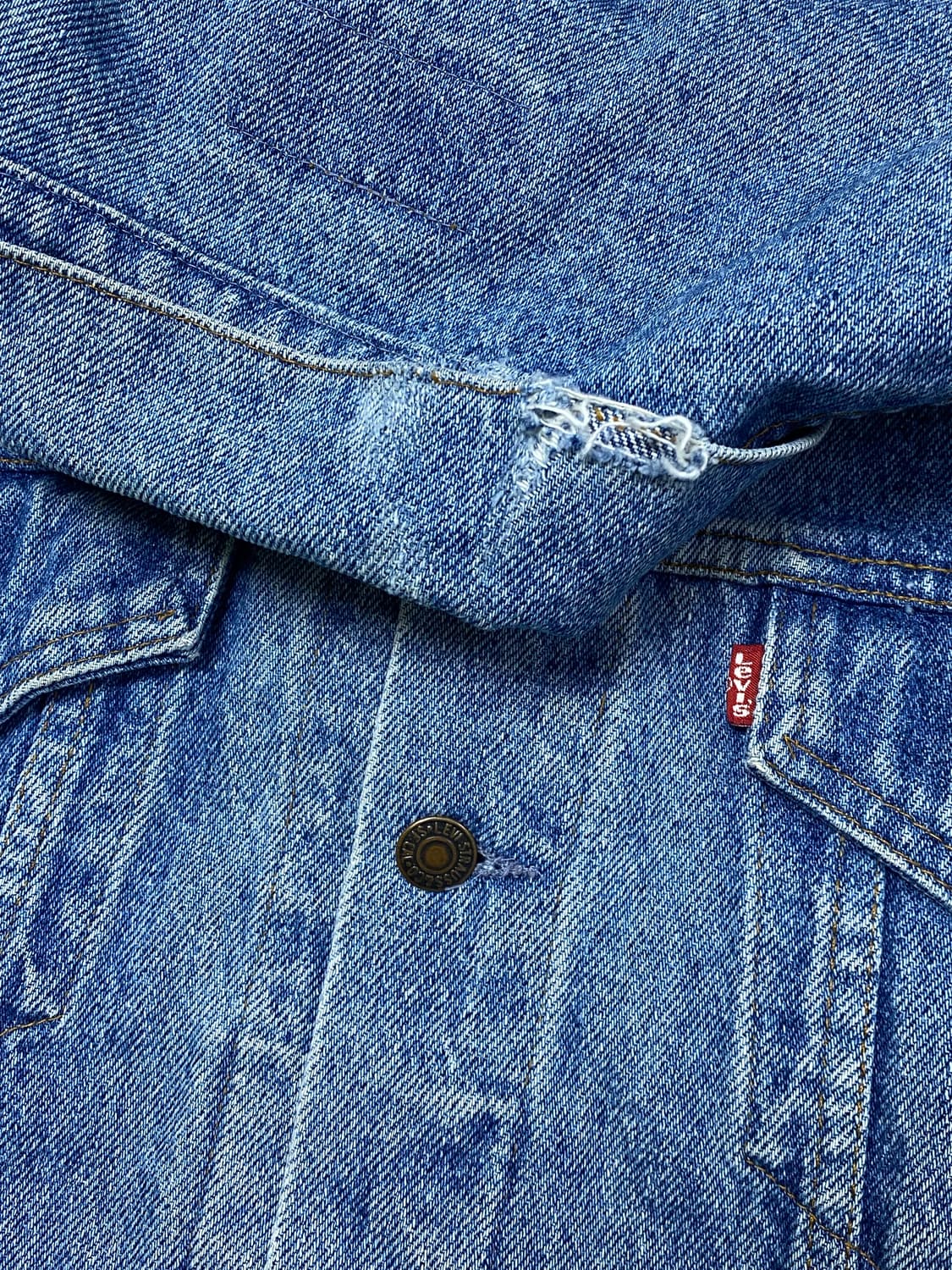 80s USA 리바이스 3세대 데님 트러커 자켓 상품이미지5