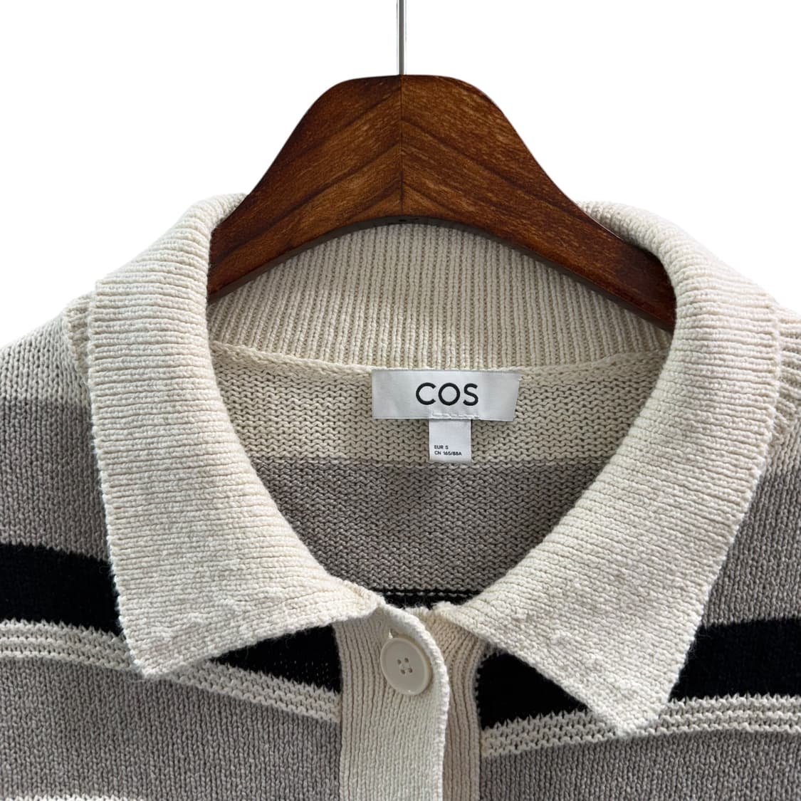 [S] 코스 스트라이프 니트 가디건 상품이미지5