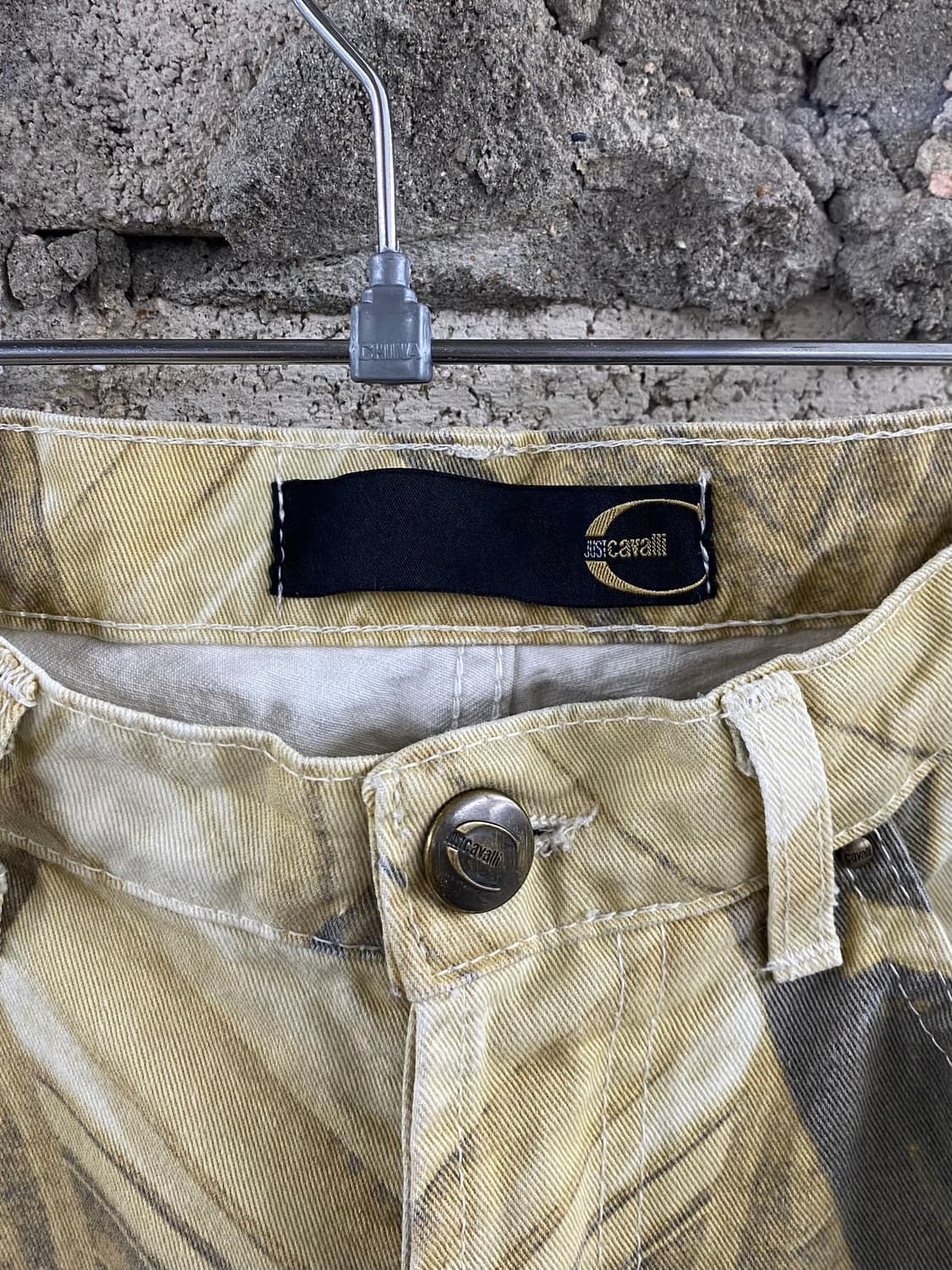 저스트 카발리 인타이싱 플레어 팬츠 상품이미지8