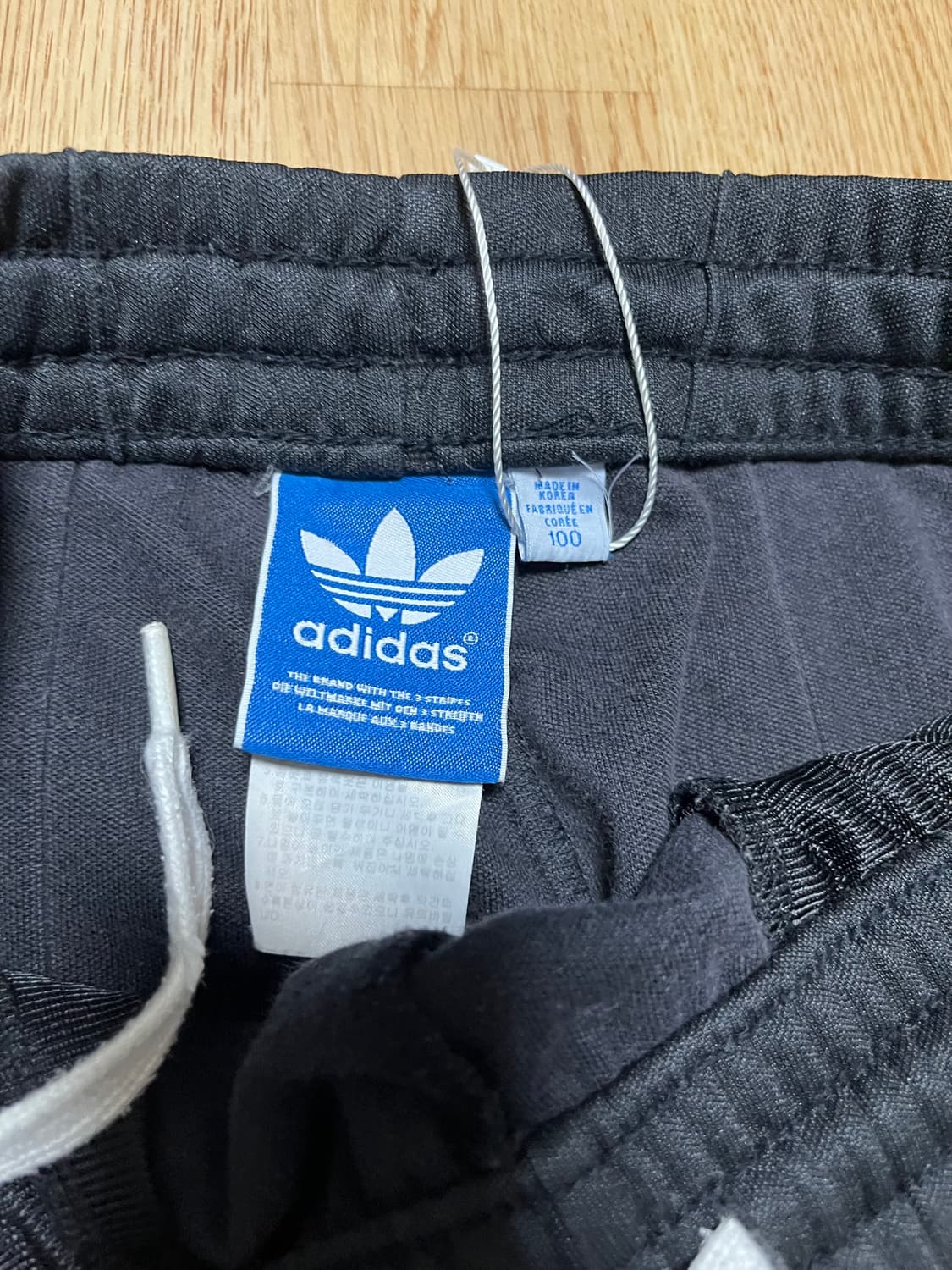 아디다스 삼선 트레이닝 바지 블랙 상품이미지4