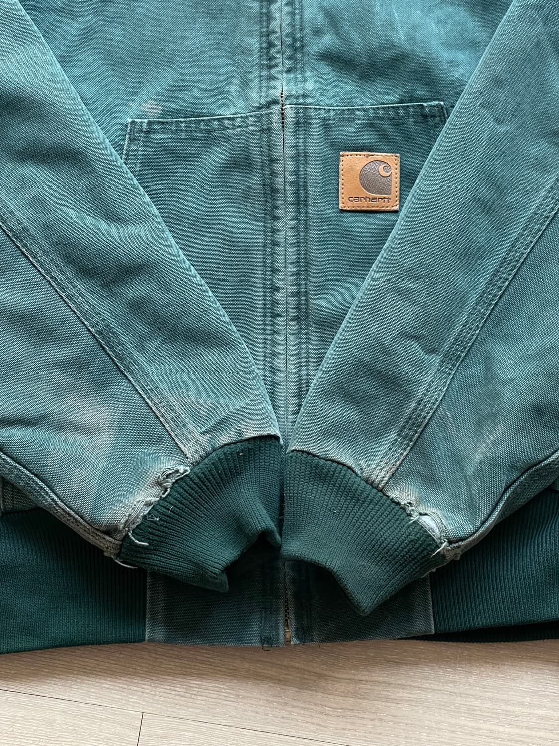 90s 칼하트 J06 HTG 헌터그린 액티브 자켓 J130 상품이미지6