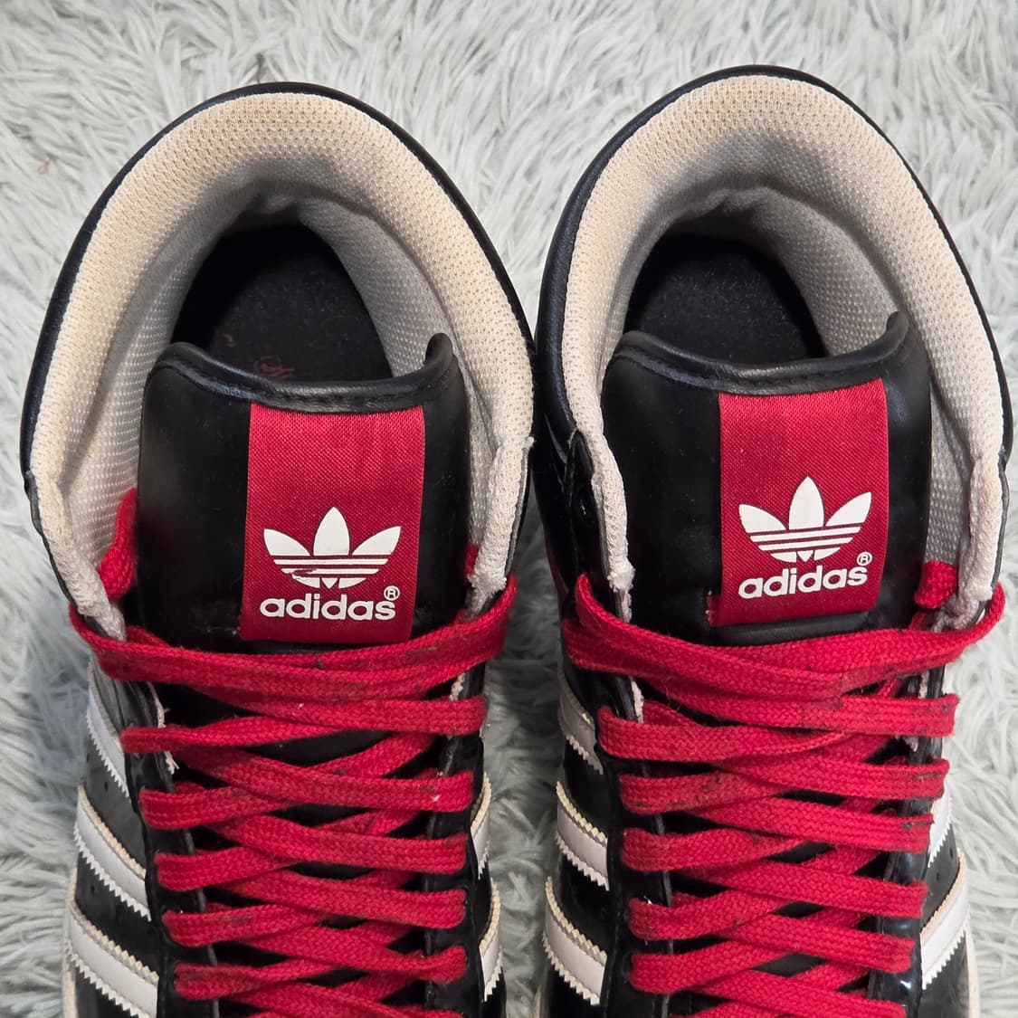 1a-28:아디다스 슬릭 시리즈 하이 블랙 레드 250mm 상품이미지6