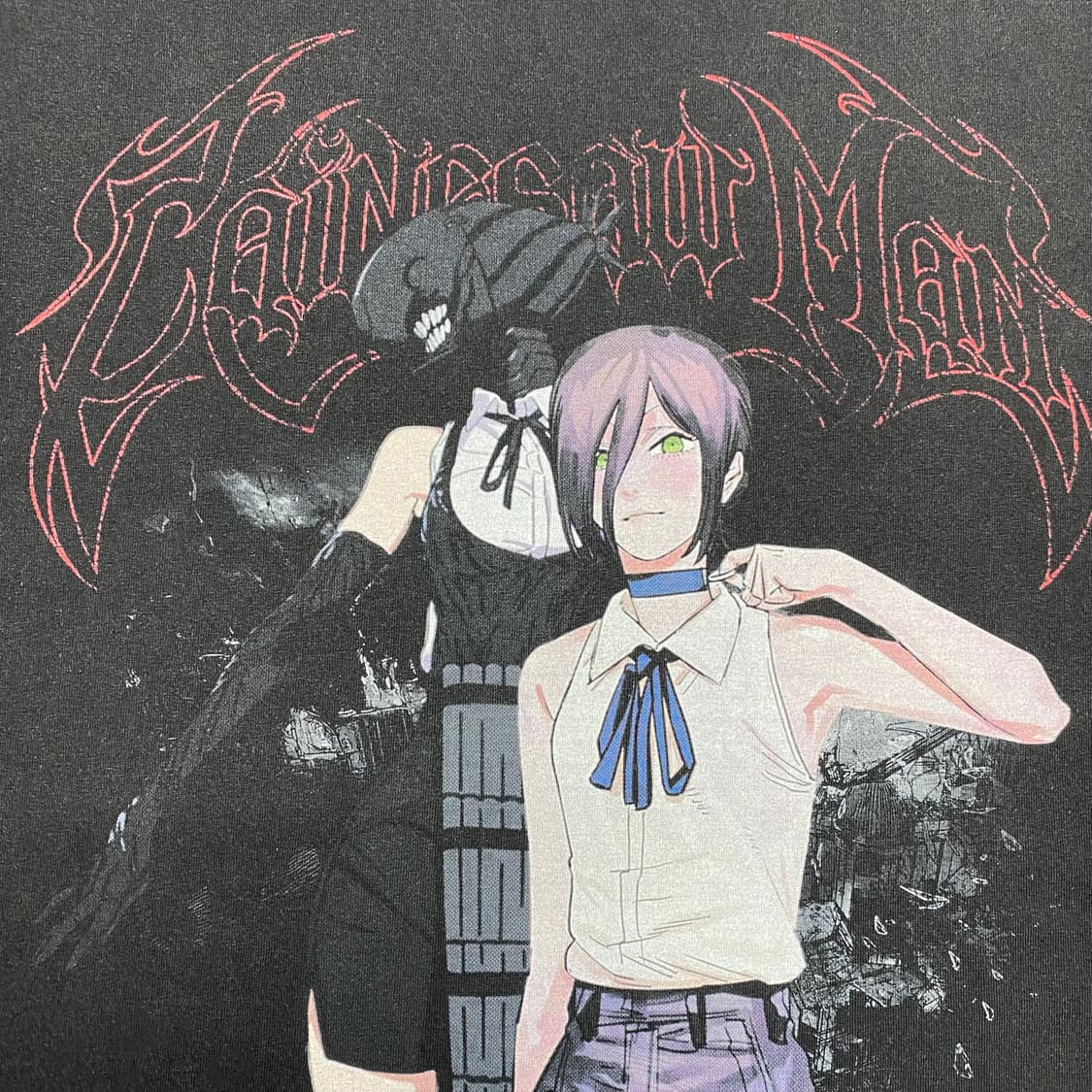 체인소맨 레제 부틀렉 애니메이션 티셔츠 상품이미지4