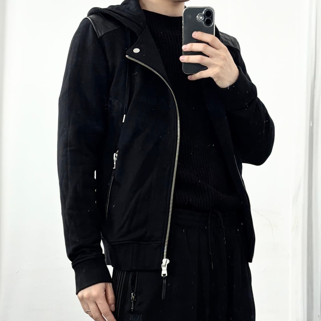 The Kooples 라이더 후드 집업 상품이미지3