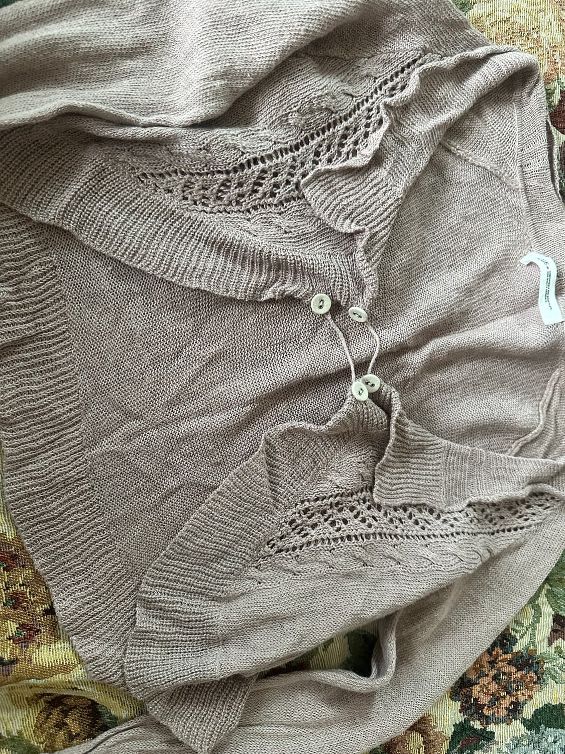 빈티지 핑크 볼레로 상품이미지4