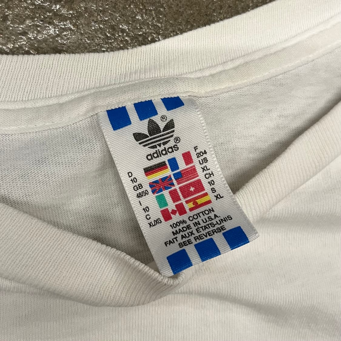 90s 아디다스 파이어버드 티셔츠 (110) 상품이미지9