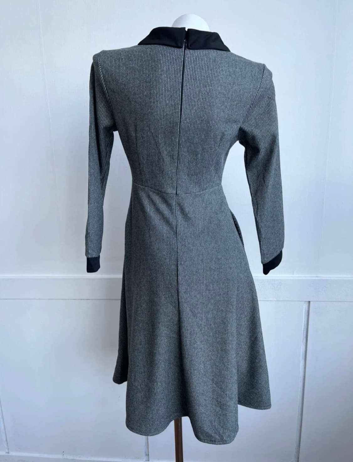 *SALE) 그레이 카라 모직 원피스 상품이미지5