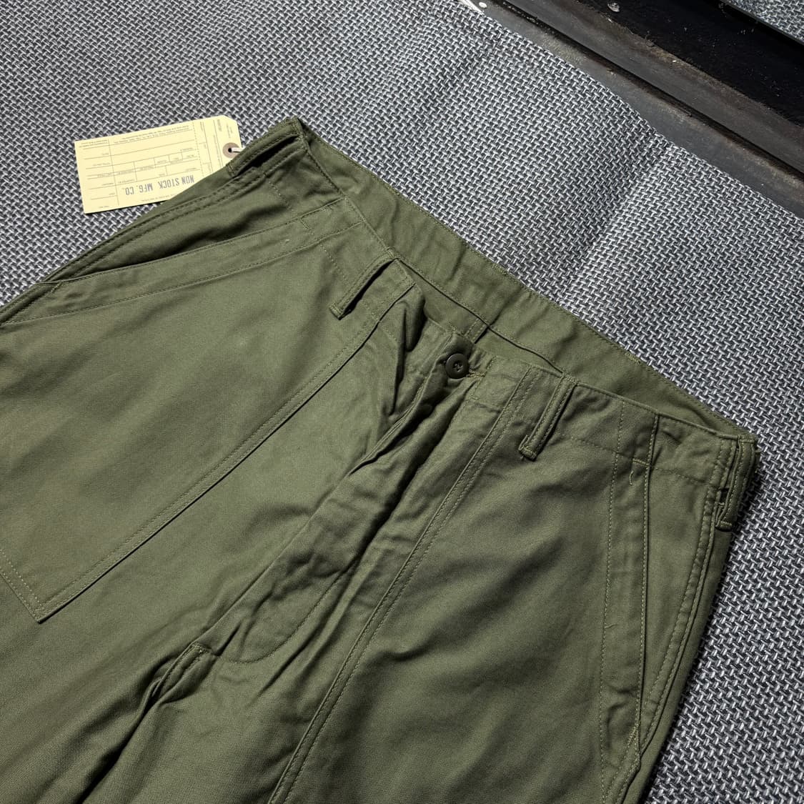 빈티지 밀리터리 퍼티그 팬츠 (L/XL) 상품이미지2