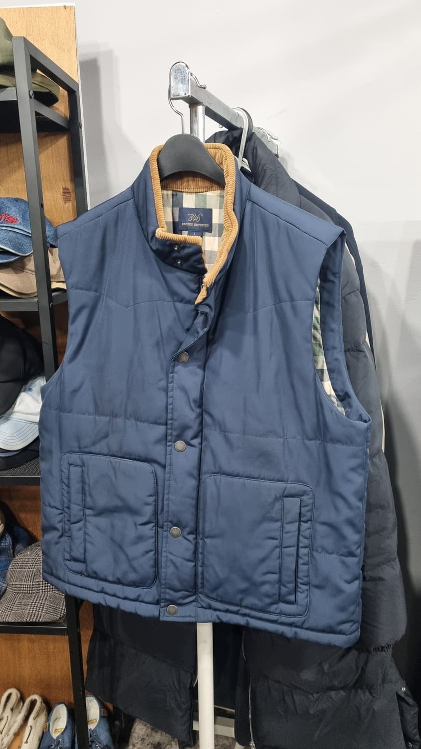 (브룩스브라더스) 웨스턴 골덴카라 패딩베스트 105~110 상품이미지1
