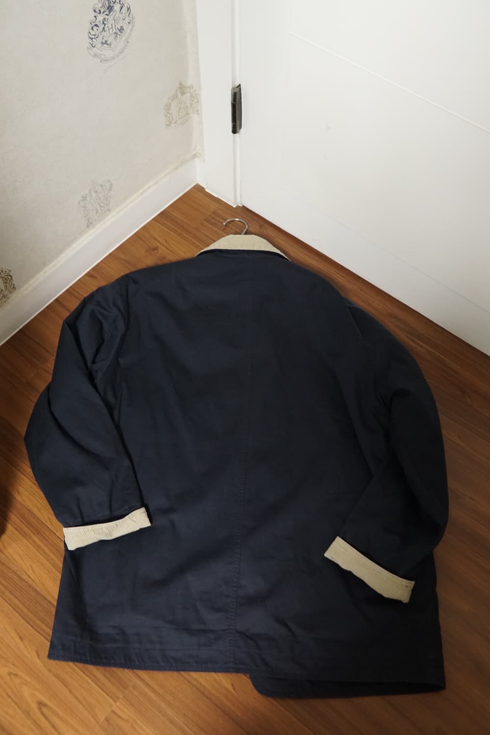 카키스 washed barn jacket navy 상품이미지3