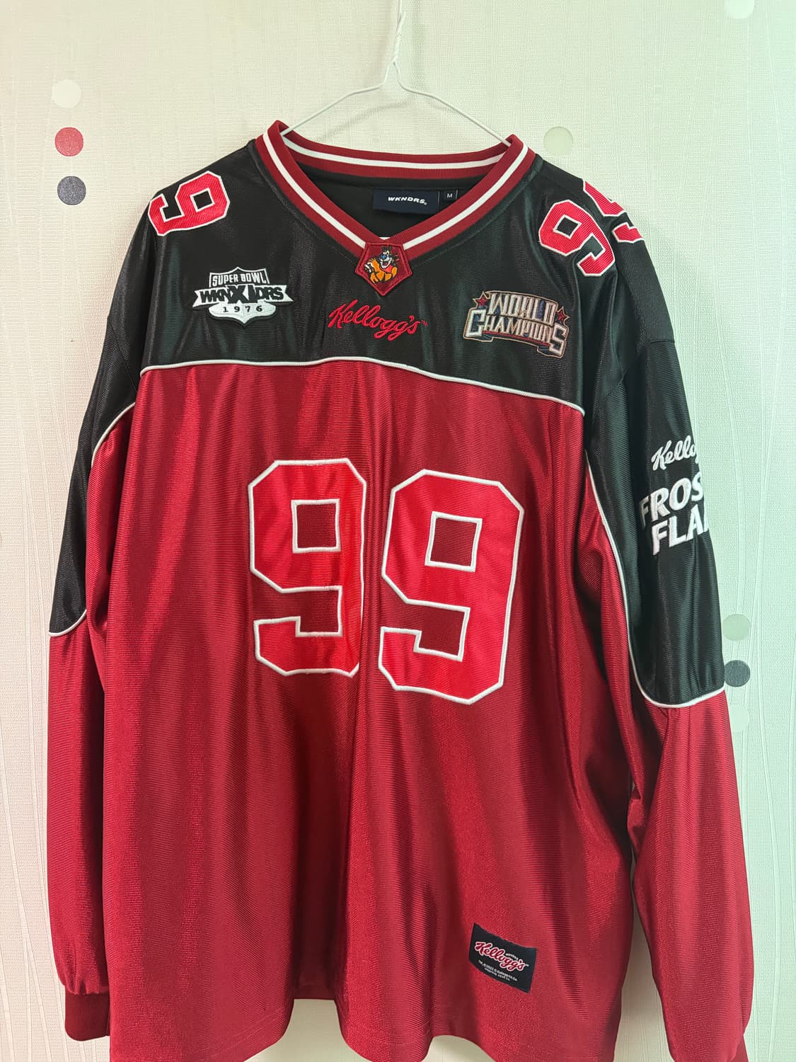 WKNDRS 켈로그 콜라보 맨투맨 져지 M 상품이미지1