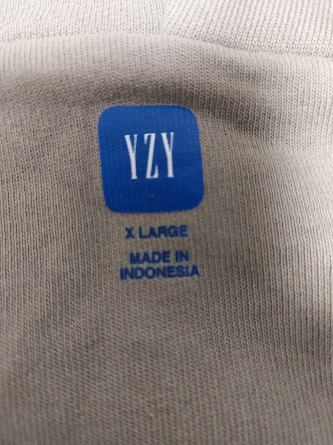 Yeezy gap 후드집업 그레이 상품이미지3