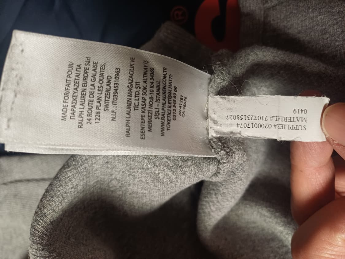 [정품 Polo Ralph Lauren] 그레이 하프집업 XXL 상품이미지8