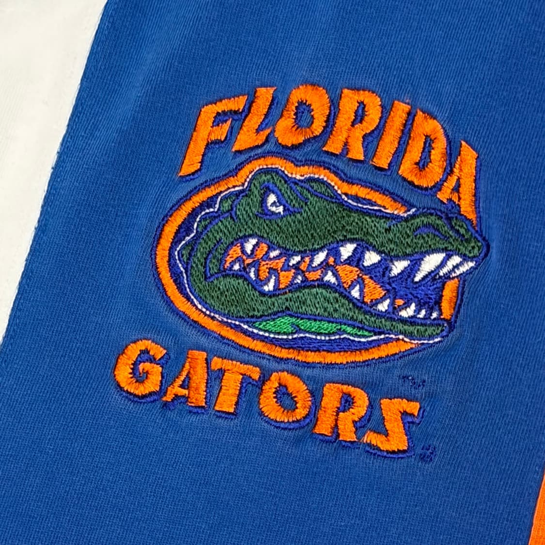 90s USA 빈티지 게이터스 스트라이프 럭비티 카라티 상품이미지5