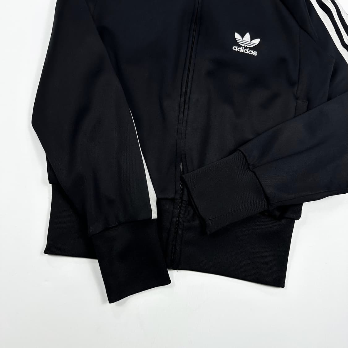 아디다스 트레포일 삼선 블랙 트랙탑 져지 (S 여성추천) 상품이미지4