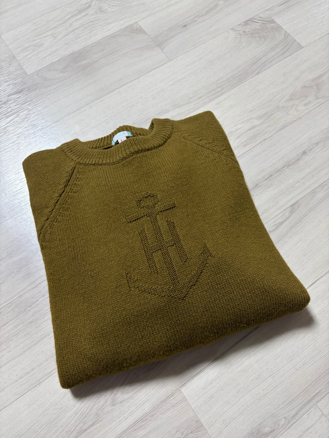 HGS 홈그로운서플라이 687-004 스웻-J 앵커 니트 브라운 L사이즈 상품이미지1