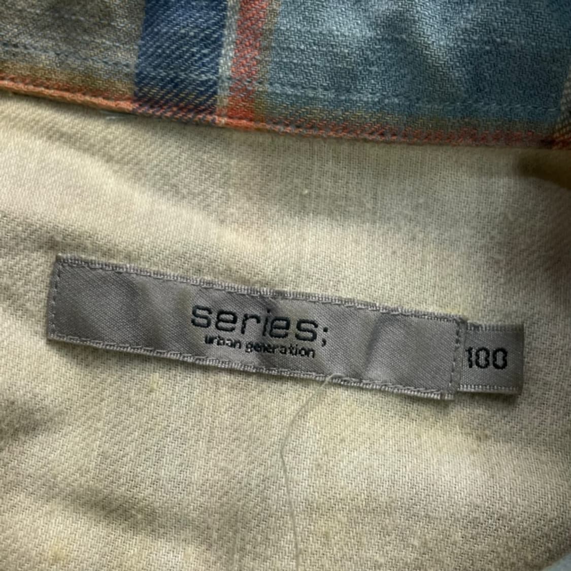 100 시리즈 체크셔츠 상품이미지3