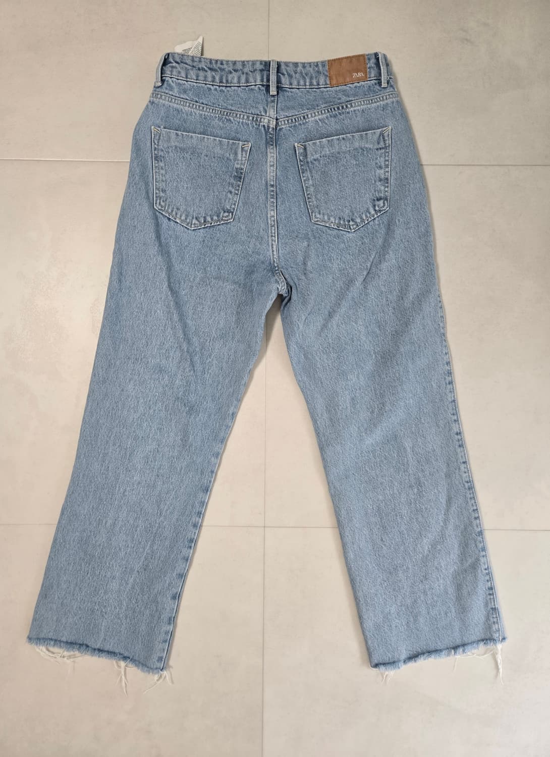 zara 자라 연청 스트레이트 데님 / 일자핏 청바지 38사이즈 상품이미지2