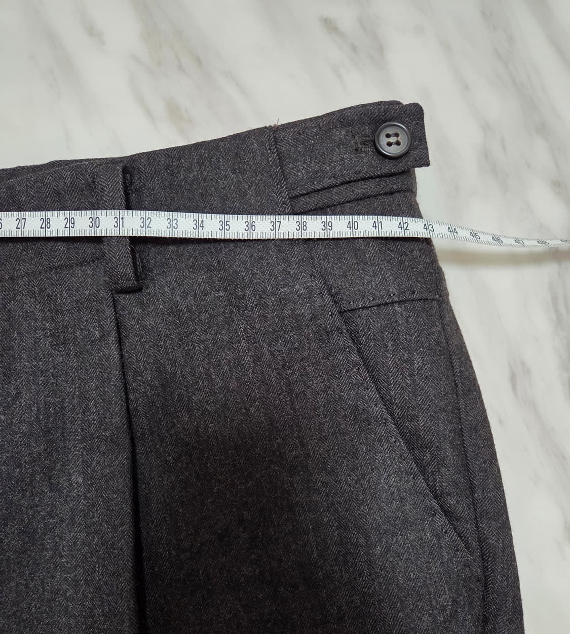 솔리드옴므 모직 슬랙스 상품이미지5