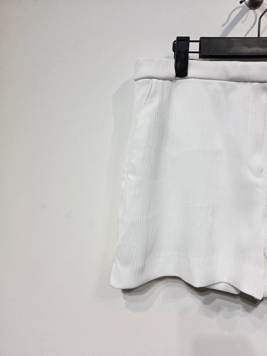 MANGO 망고 수트 컬렉션 화이트 쇼츠 상품이미지3