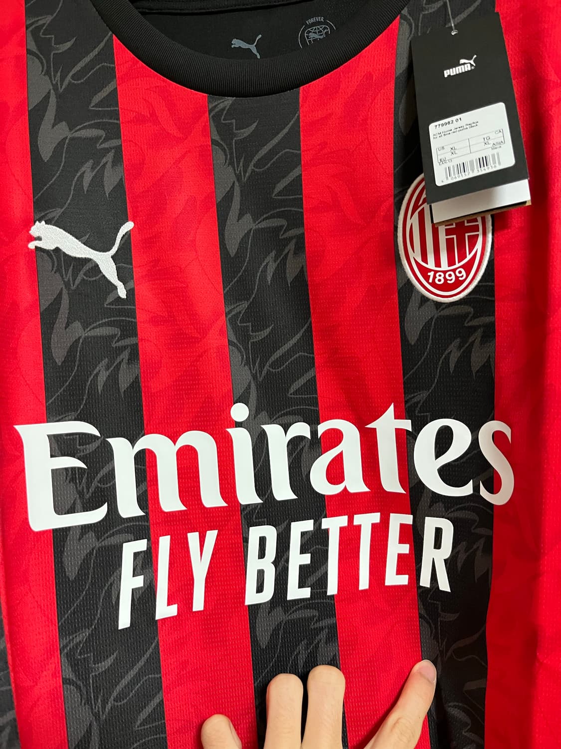 [xl] ac밀란 25-26 홈 유니폼 상품이미지5