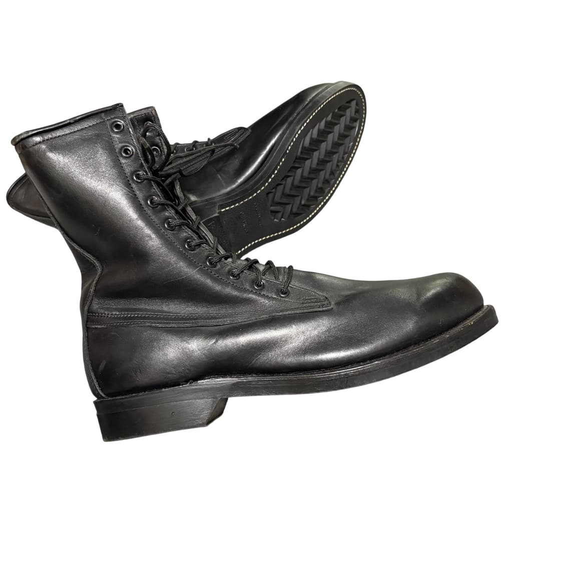 70-80s 굿이어웰트 밀리터리 컴뱃 부츠 11D 280-290 하이탑 상품이미지5