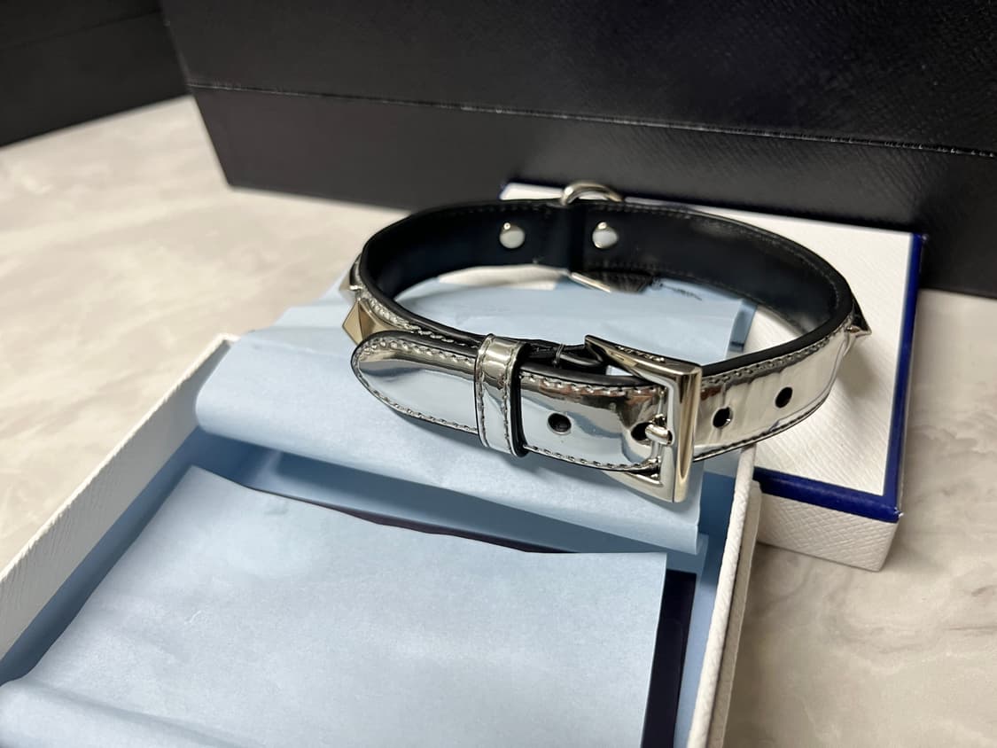 프라다 강아지 목걸이 M 새상품 상품이미지2