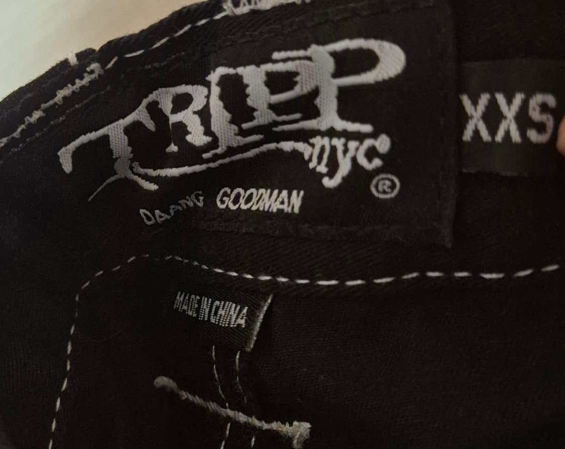 트립 Tripp nyc 슈퍼스컬 다크스트릿 체인 팬츠 고스펑크 상품이미지2