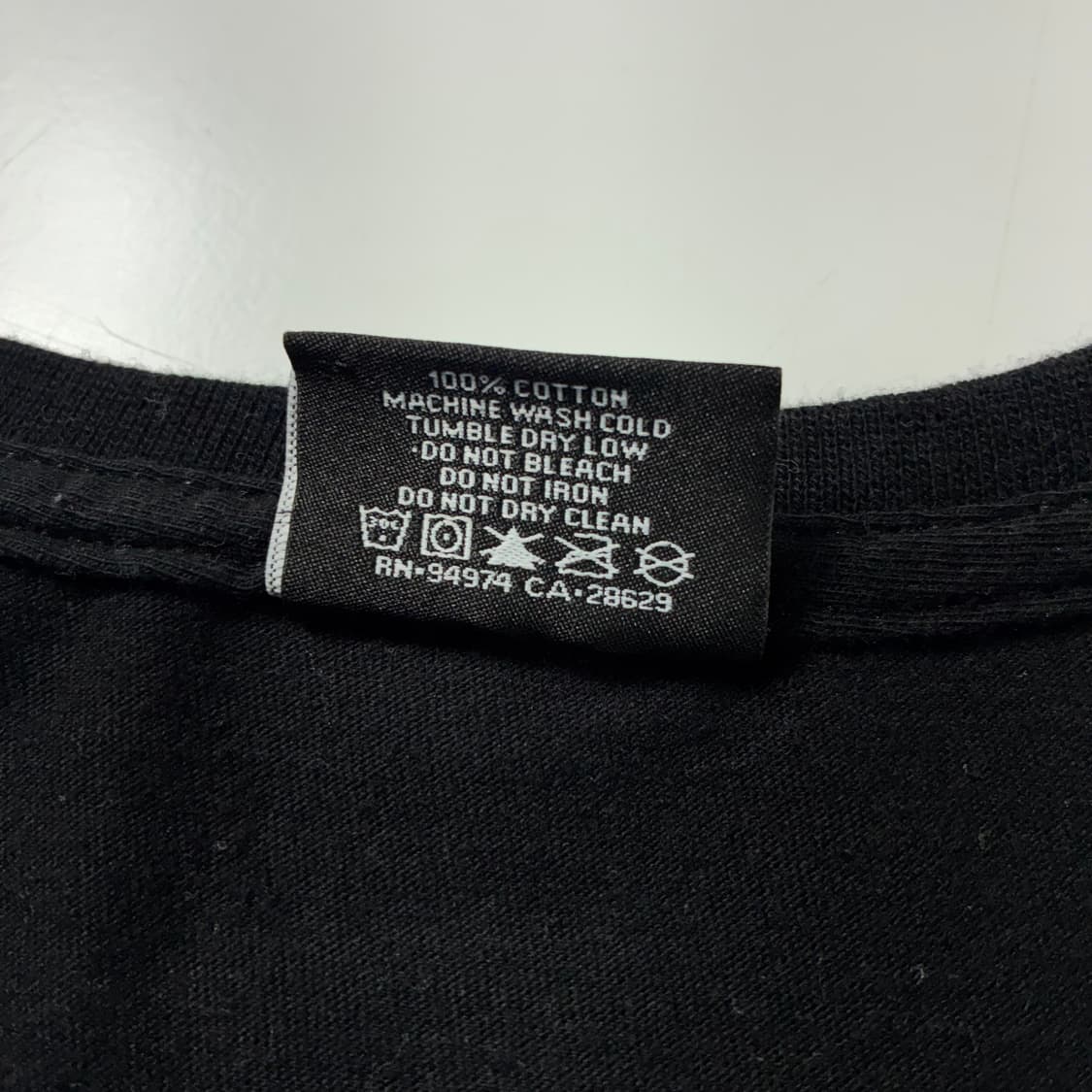 Stussy  스투시 월드투어 로고 블랙 라운드 반팔 티셔츠  상품이미지6