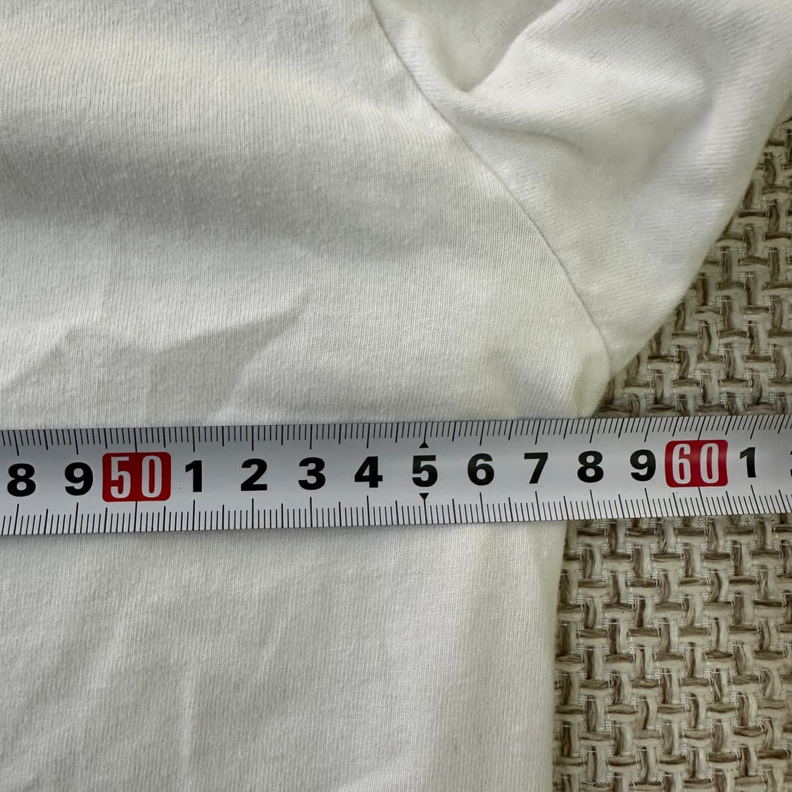 L 빈티지 화이트 플라스틱 반팔 0407D 상품이미지5