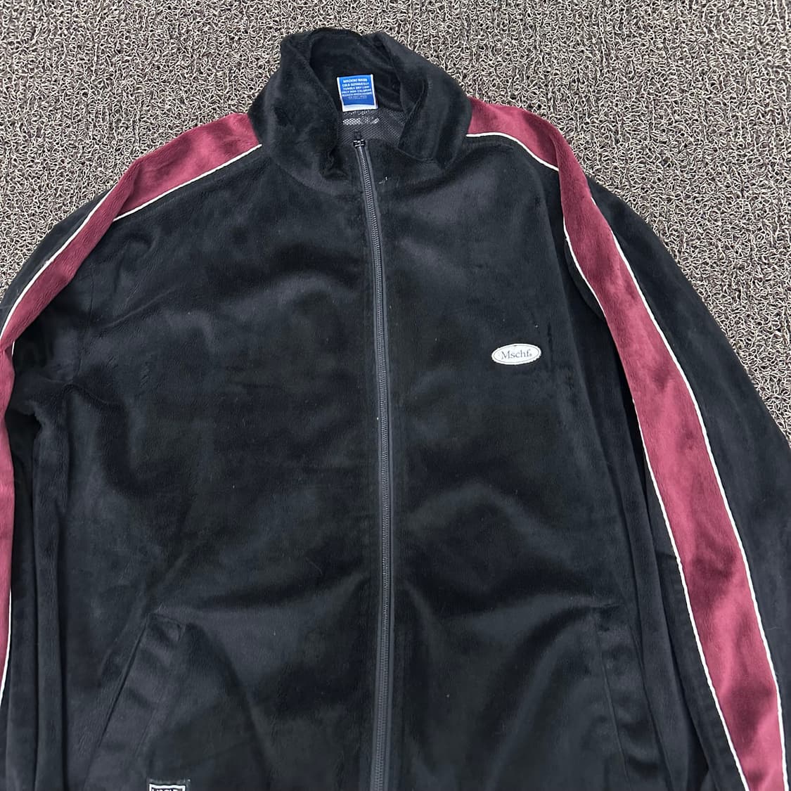 미스치프 벨루어 희귀 벨벳 트랙탑 자켓 상품이미지2