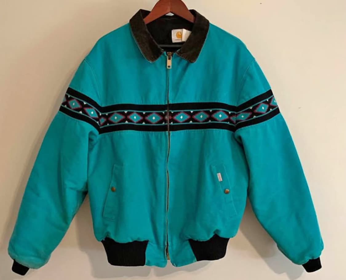 90s 칼하트 나바호 아즈텍 산타페자켓 L 상품이미지1