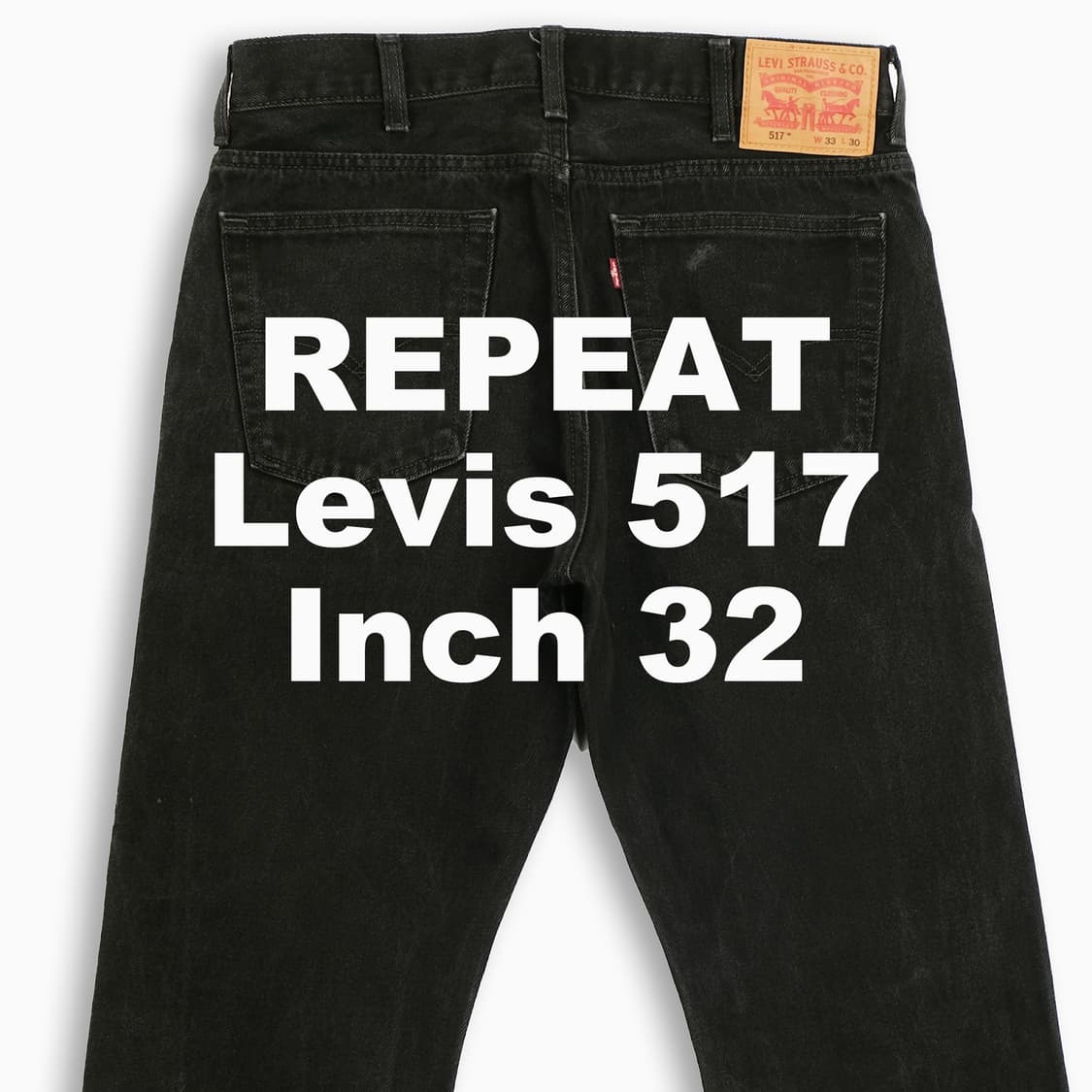 빈티지 리바이스 517 흑청 블랙진 32 인치 LV5173387 상품이미지1