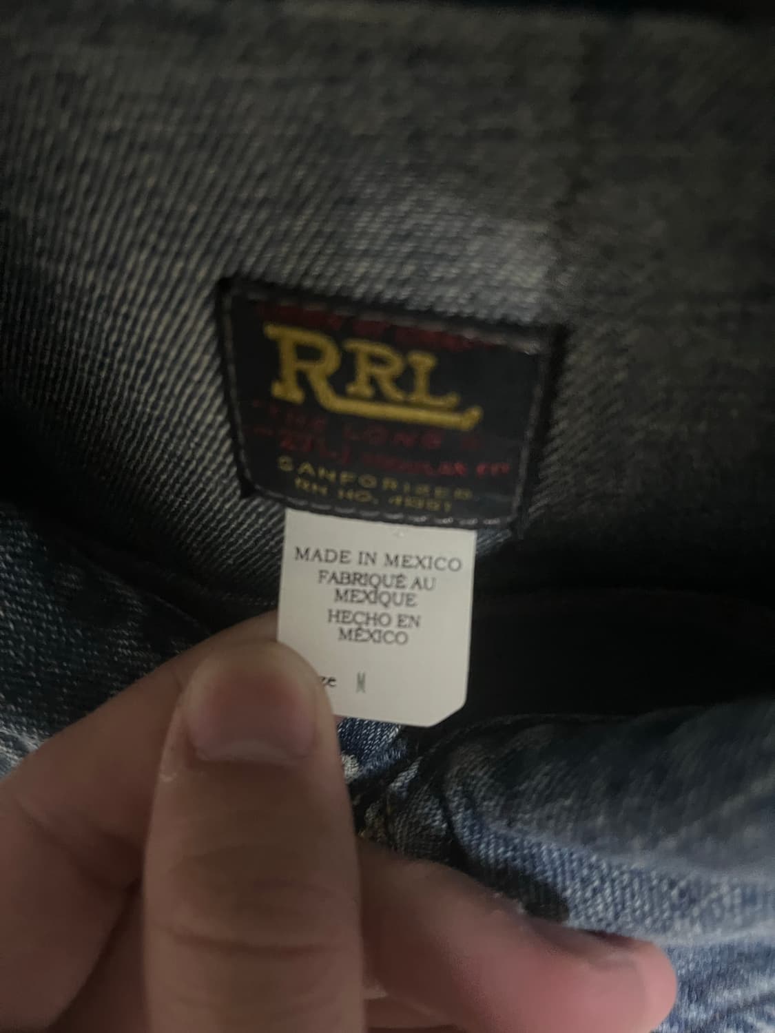 더블알엘 lot271 자켓 M 상품이미지3