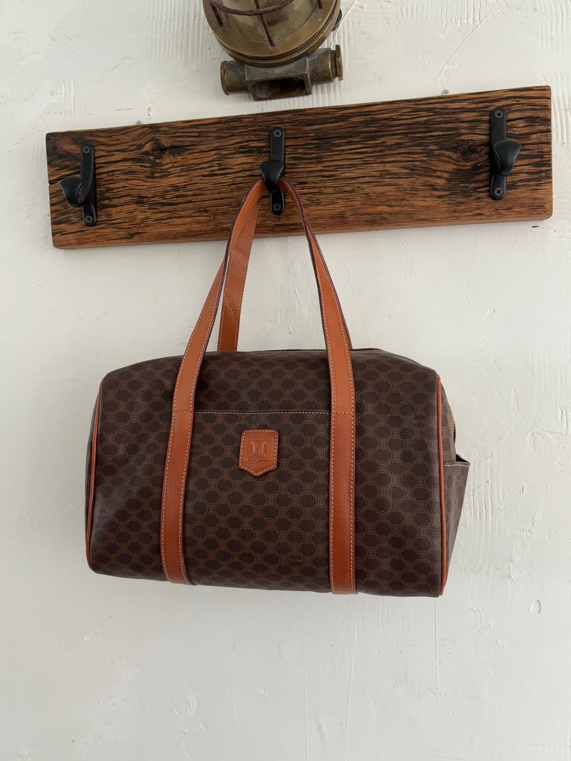 Celine 셀린느 마카담 브라운 보스턴 백 상품이미지3