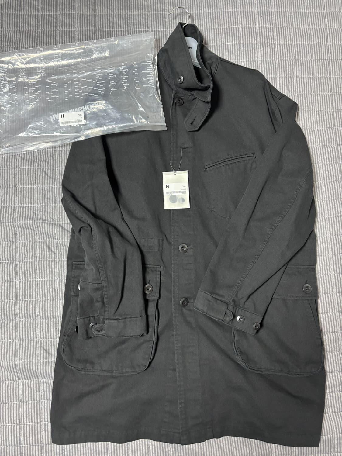 해칭룸 밀 코트 블랙 , Mil Coat Black 상품이미지2