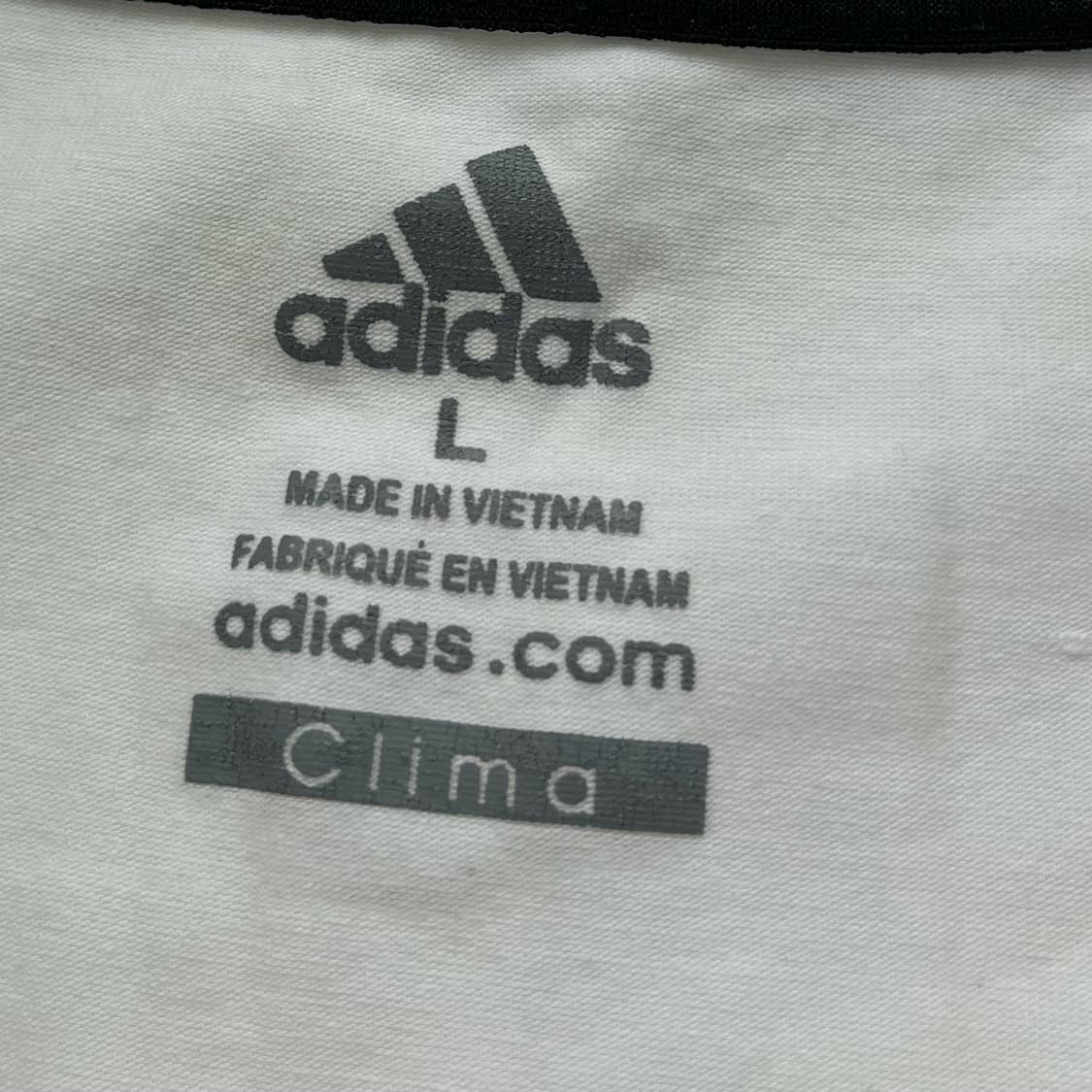 아디다스 루즈핏 빅로고 화이트 하프티셔츠  상품이미지6