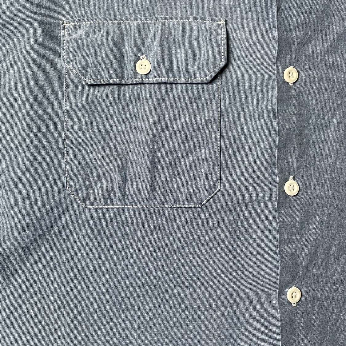 DICKIES 디키즈 빈티지 블루 플랩포켓 워크 셔츠 A00880 상품이미지4