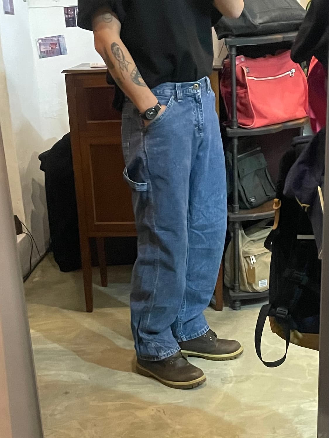 90~00s 빈티지 Lee Dungarees 카펜터 데님 30x30 상품이미지2