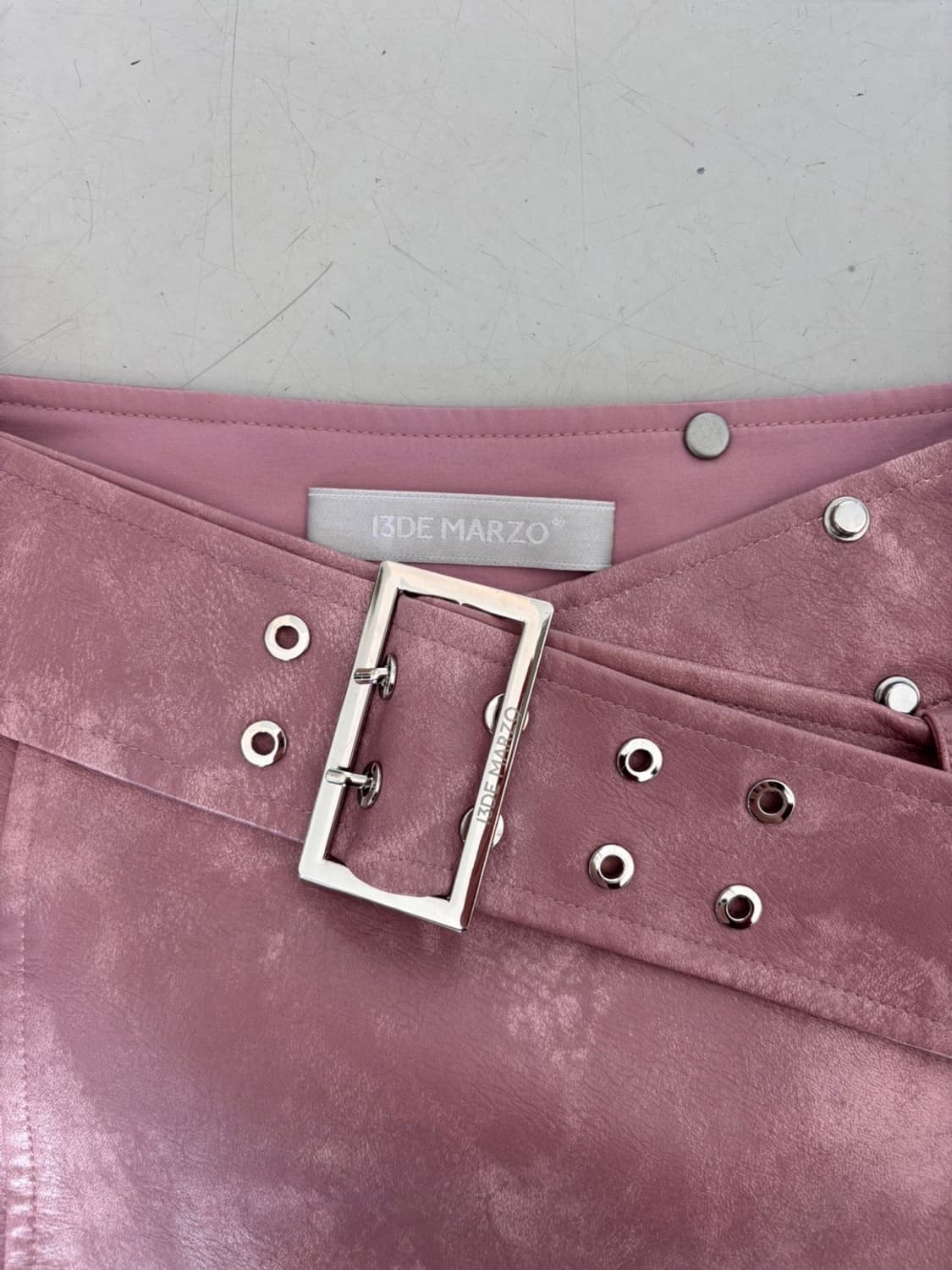 (New)13de marzo Leather Skirt 상품이미지4