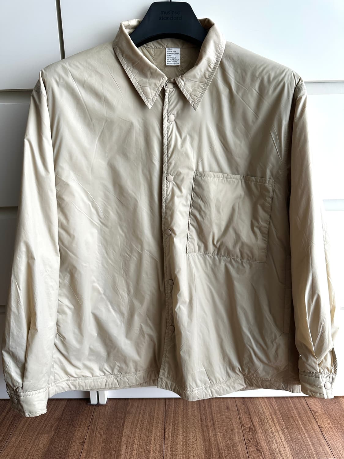 [S] 토마스모어 라이트 패딩 셔츠 미스틱베이지 상품이미지2