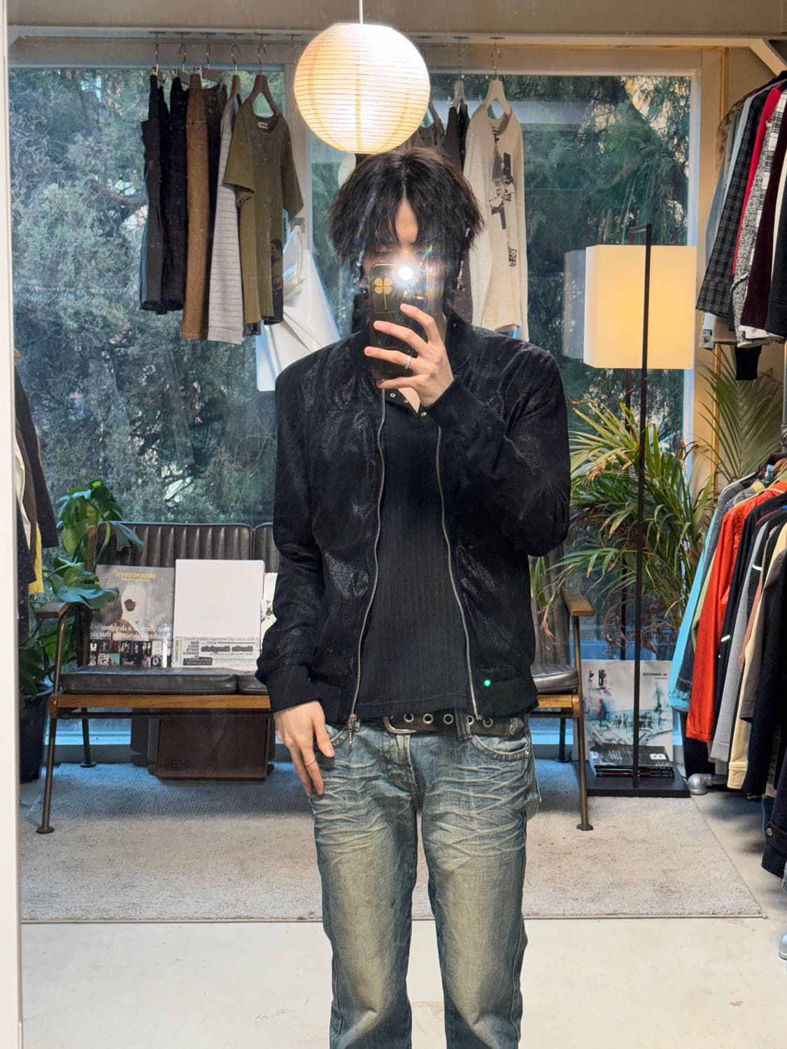 Hare 코티드 봄버자켓 상품이미지5