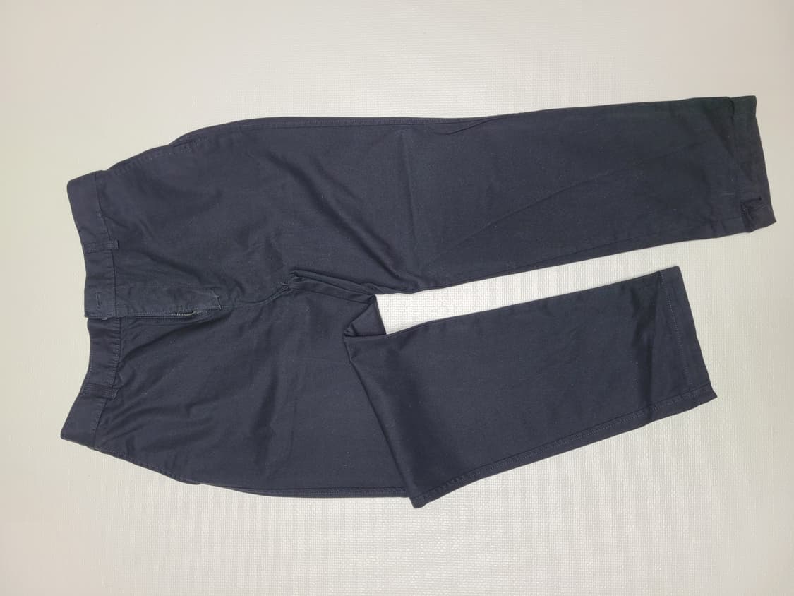 후아유 WHO.A.U 남자 하프밴딩 면바지 34 블랙 상품이미지1