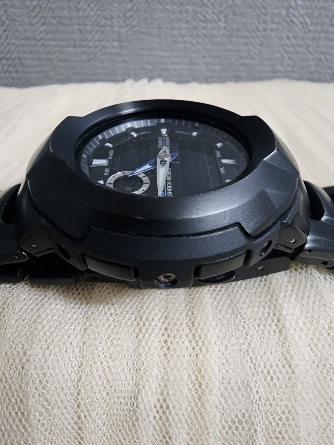 빈티지 지샥  G-1700BD 올블랙 메탈 시계 상품이미지9
