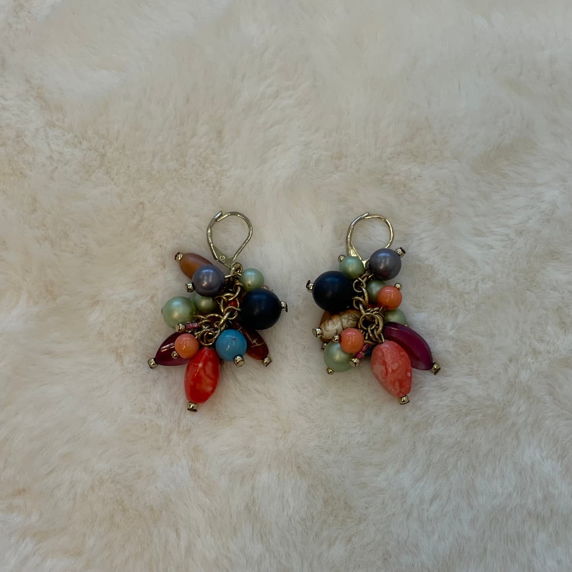 빈티지 원석 이어링 상품이미지2