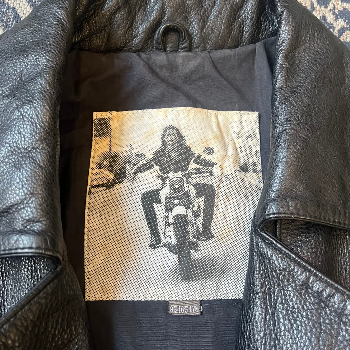 95 90s 캘빈클라인 레더 자켓/W2530 상품이미지4