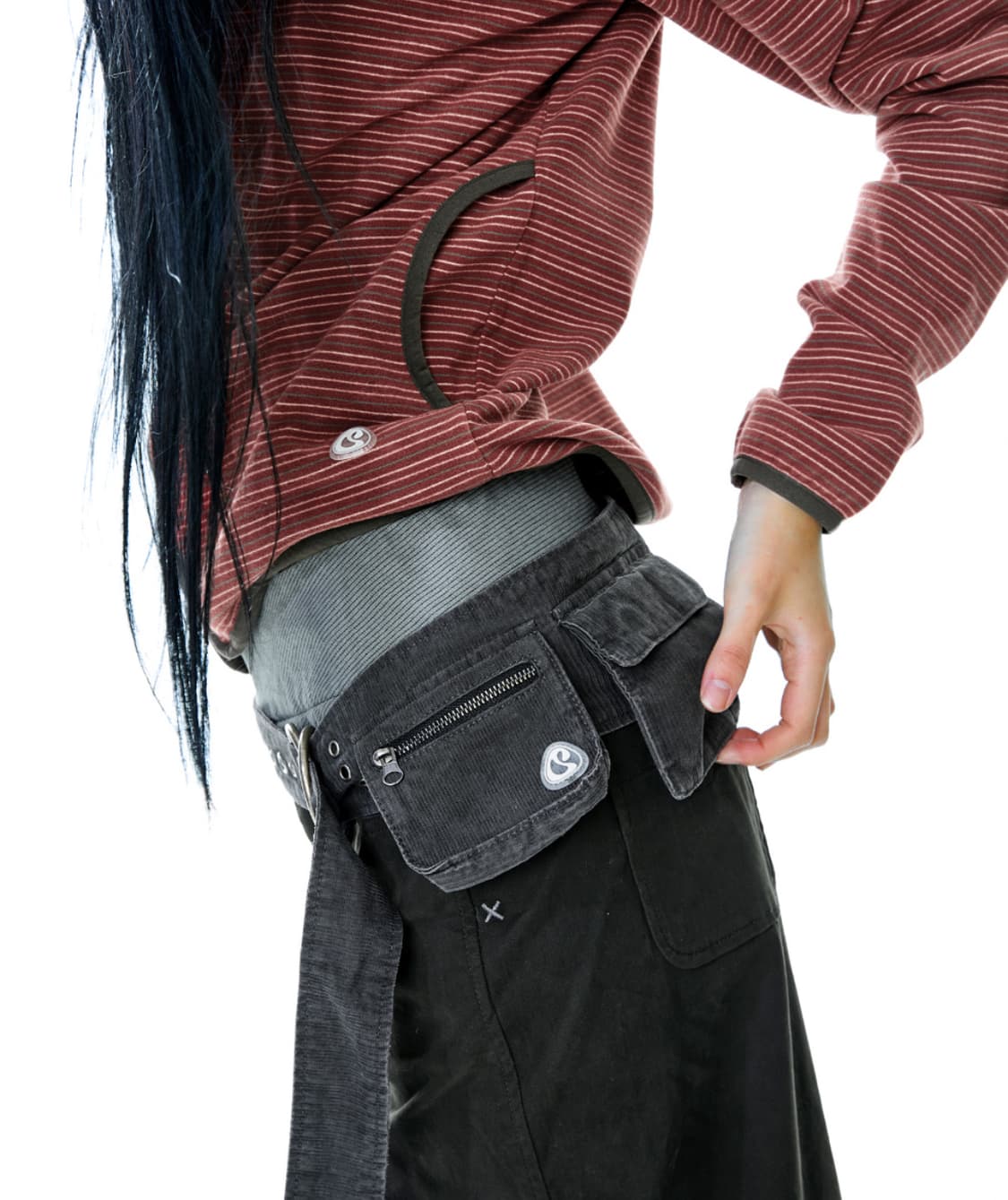 [새상품/당일배송] 코이세이오 코튼 벨트백 브라운, 코이세이오 벨트 상품이미지2