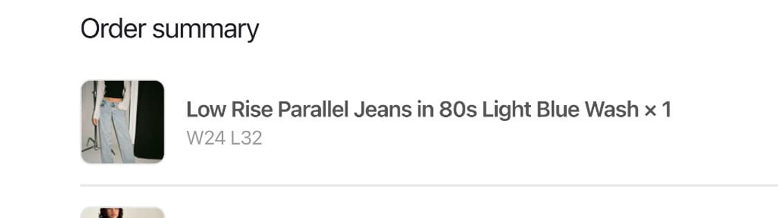 motel rocks parllel jeans 로우라이즈  상품이미지2