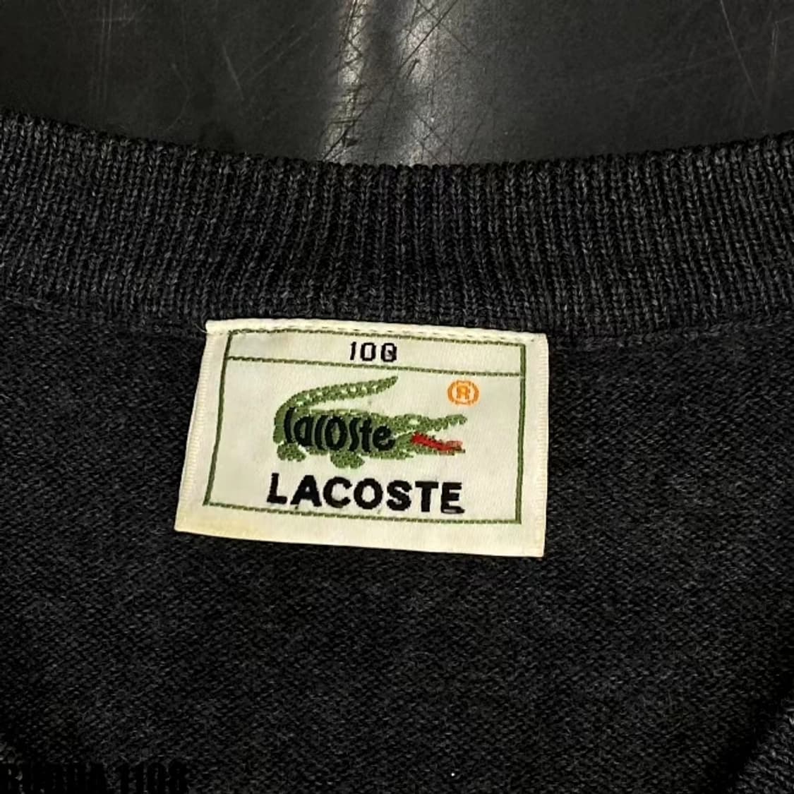 라코스테 브이넥 니트100 L 상품이미지3