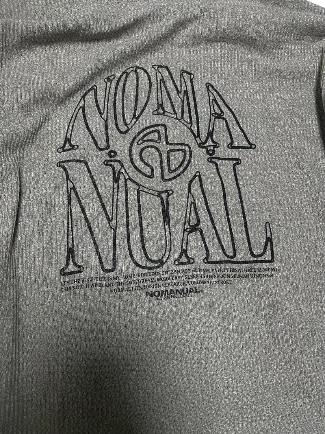 노매뉴얼 니트 롱슬리브 오트밀 L 상품이미지4